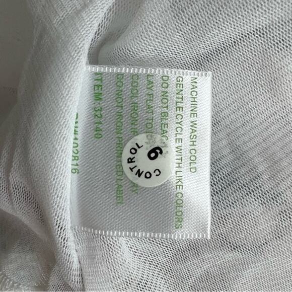 Garnet Hill Faux Wrap Knit Surplice Floral Brianna Dress Midi size Medium - Picture 11 of 15